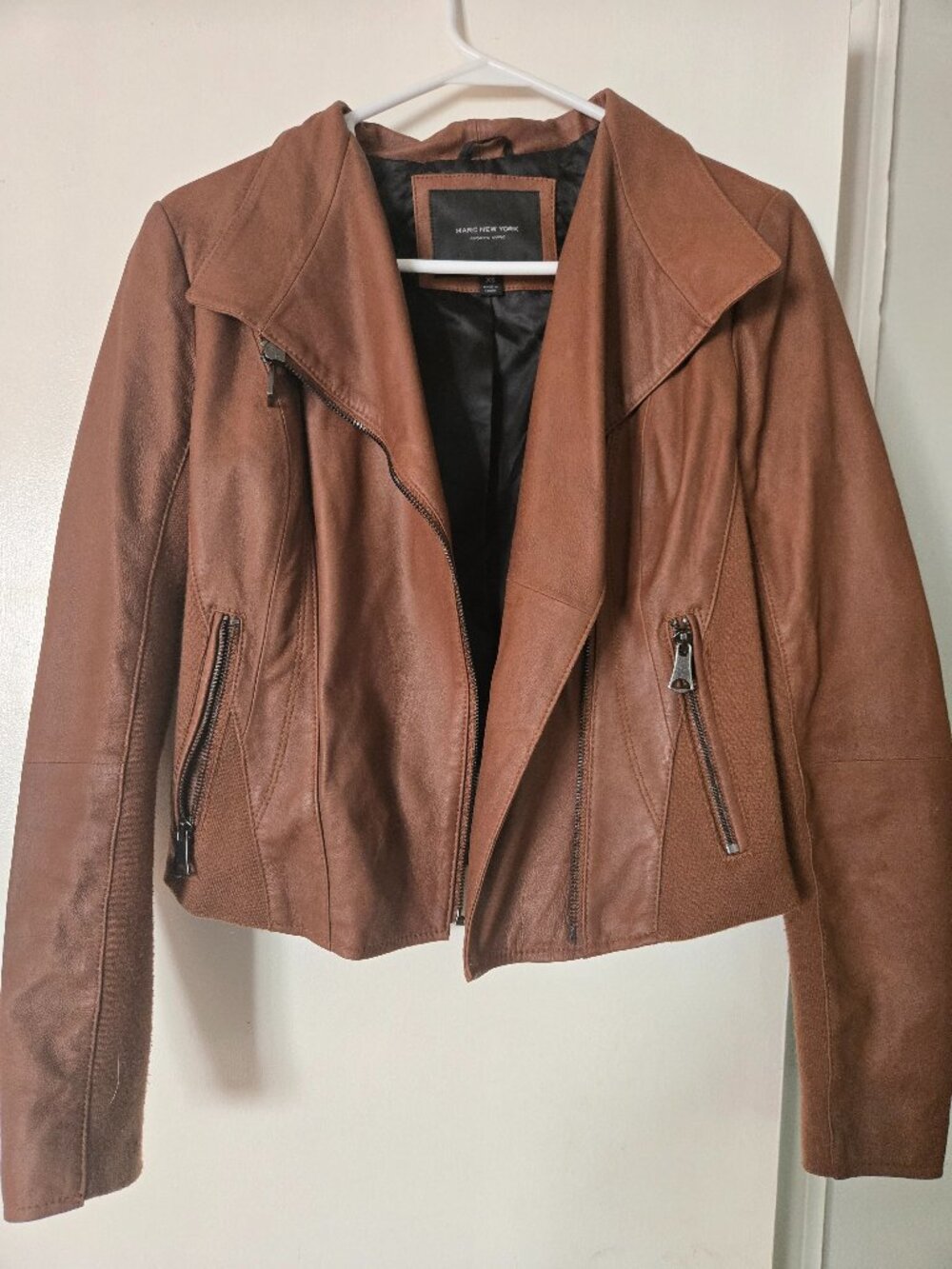 Marc New York Leather Jacket, Size XS